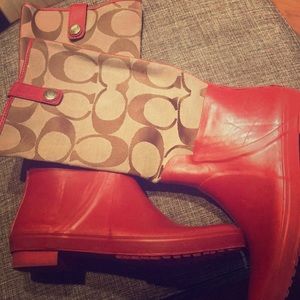 Signature Coach Rain boots